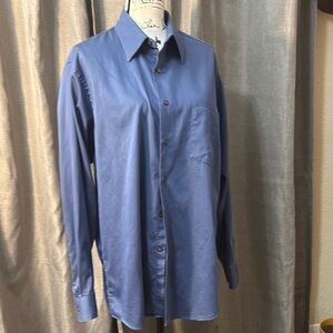 Arrow Blue Casual Button Down Shirt Relaxed Fit
